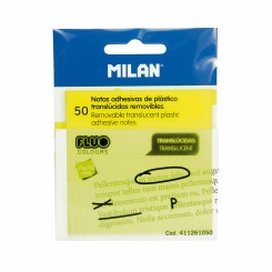 Kleepuvad Märkmepaberid Milan 411261050 Fluoriid 76 x 76 mm Poolläbipaistev