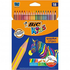 Värvilised pliiatsid Bic 9505241 Mitmevärviline 18 Tükid, osad