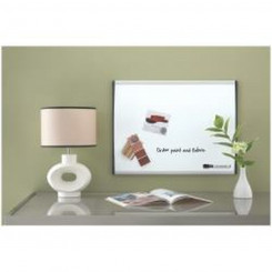 Magnetic board with marker Nobo 1903779 White Aluminum Table