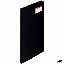 Folder Esselte Black PVC A4 (10 Units)