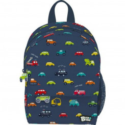 Школьный рюкзак Bits&Bobs Cars Темно-синий 28,5 x 21,5 x 10 см