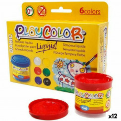 Tempera Playcolor Multicolor 40 ml (12 Units)