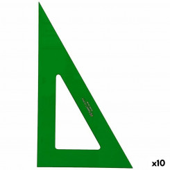 Triangle Faber-Castell Green 28 cm (10 Units)