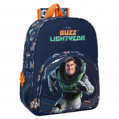 School Bag Buzz Lightyear Navy Blue (33 x 42 x 14 cm)