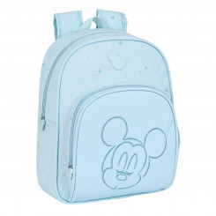 Школьная сумка Mickey Mouse Clubhouse Baby Голубая (28 x 34 x 10 см)