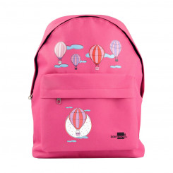 Школьная сумка Liderpapel 38 x 28 x 12 см Воздушный шар Розовый