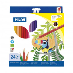Pencils Milan 24 Pieces Wood
