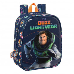 School Bag Buzz Lightyear Navy Blue (22 x 27 x 10 cm)
