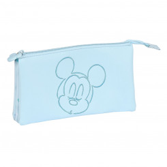 Triple Carry-all Mickey Mouse Clubhouse Baby Light Blue (22 x 12 x 3 cm)