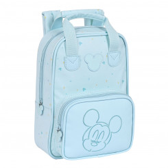 School Bag Mickey Mouse Clubhouse Light Blue (20 x 28 x 8 cm)