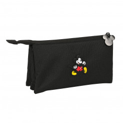 Triple Carry-all Mickey Mouse Clubhouse Premium Black (22 x 12 x 3 cm)