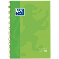 Notebook Oxford European Book Green A4 5 Units