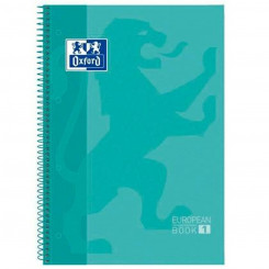 Notebook Oxford European Book Mint Green A4 5 Units