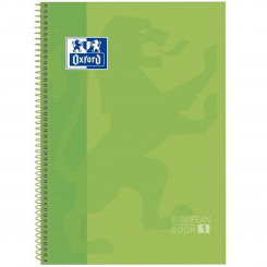 Notebook Oxford European Book Apple Green A4 5 Units
