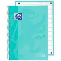 Notebook Oxford European Book School Mint A4 5 Units
