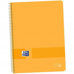 Notebook Oxford Live&Go Orange A4 5 Units