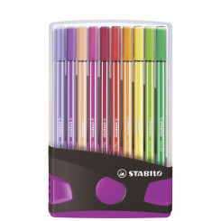 Set of Felt Tip Pens Stabilo Pen 68 1 Unit