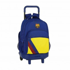 Школьный рюкзак на колесах Compact FC Barcelona 612025918 Синий (33 x 45 x 22 см)