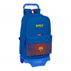 Школьный рюкзак на колесах ФК Барселона (31 х 47 х 15 см)