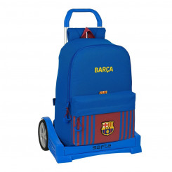 School Rucksack with Wheels F.C. Barcelona