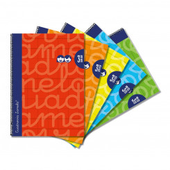 Notebook Lamela Multicolour 5 Units Quarto