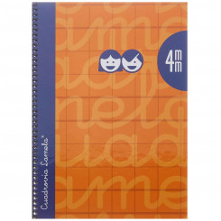 Notebook Lamela Orange 5 Units Quarto