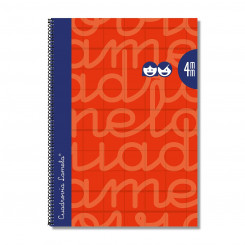 Notebook Lamela Red 5 Units Quarto