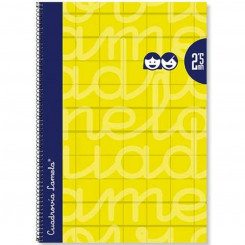 Notebook Lamela 4 mm Yellow A4 5 Units