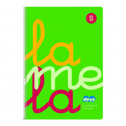 Notebook Lamela Fluor Green A4 5 Units