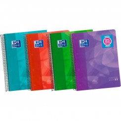 Notebook Oxford European Book 5 Multicolour Micro perforated A4 5 Units