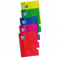 Notebook Oxford Multicolour A4 5 Units