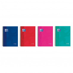 Notebook Oxford European Book 10 Multicolour Micro perforated A4 5 Units