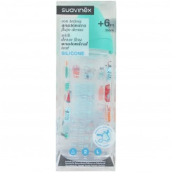 Koolikutevastane pudel Suavinex + 6 kuud (360 ml)