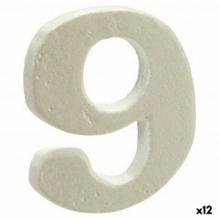 Dekoratiivne figuur number 9 12 ühikut (2 x 15 x 10 cm)