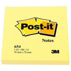 Sticky Notes Post-it CANARY YELLOW Yellow 7,6 x 7,6 cm 24 Units (76 x 76 mm)
