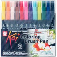 felt-tip pens Talens Art Creation KOI 12 Units