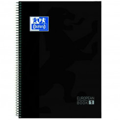 Notebook Oxford Classic A4 80 Sheets Staples 5 Units Black (5 Units)
