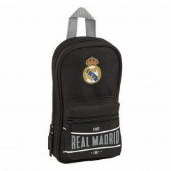Backpack Pencil Case Real Madrid C.F. 1902 Black (33 Pieces)