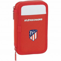 Kahekordne pliiatsitase Atlético Madrid, valge punane (28 tk)