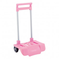 Складной рюкзак-тележка Safta Pink
