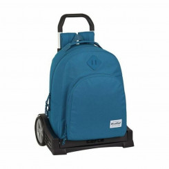 Школьный рюкзак на колесах Evolution BlackFit8 Egeo Blue (32 x 42 x 15 см)