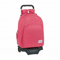 Школьный рюкзак на колесах 905 BlackFit8 M313G Розовый (32 x 42 x 15 см)