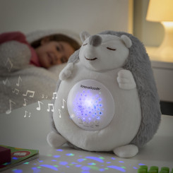 Pehme mänguasi Hedgehog valge müra ja öövalguse projektoriga Spikey InnovaGoods
