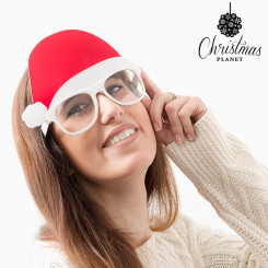 Рождественская планета Дед Мороз в очках и шляпе