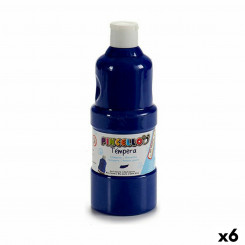 Tempera Dark blue 400 ml (6 Units)