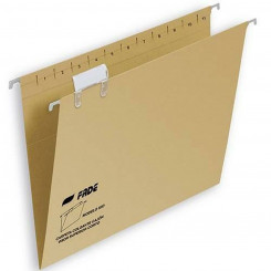 Hanging folder FADE KIO Name label Viewer Transparent Brown A4 Card (50 Units)