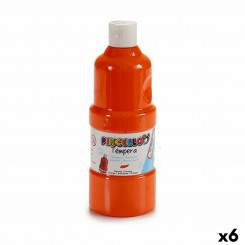 Tempera Orange 400 ml (6 Units)