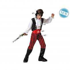 Mitmevärviline kostüüm lastele Piraat 7-9 aastat