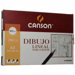 Drawing paper Canson Basik White A3 160 g 250 Sheets