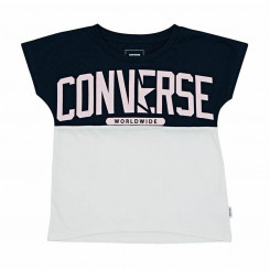 Детская футболка с коротким рукавом Converse Worldwide Темно-синяя